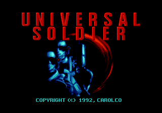Заставка игры Universal Soldier